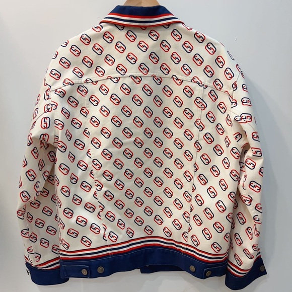 Gucci Logo Jacket Size44 with Tag - Picture 2 of 8